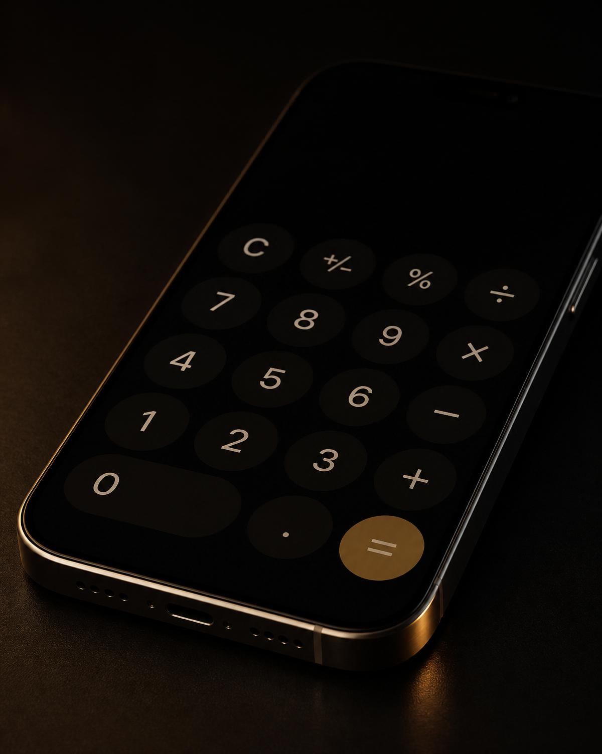 Sigma — close-up of the application on device.